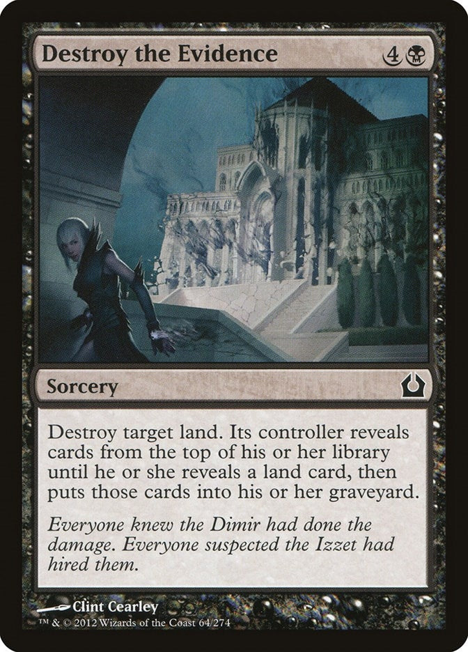 Image for Destroy the Evidence (64) (Return to Ravnica) - Magic: The Gathering