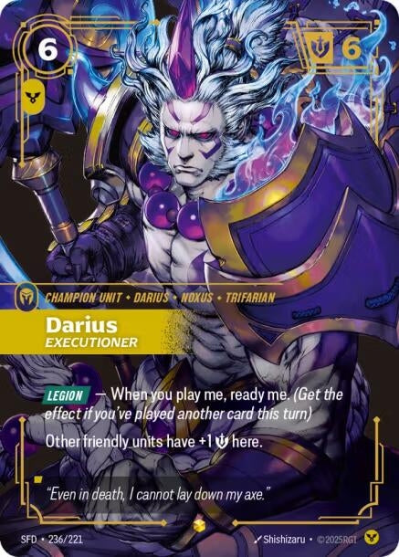 Darius - Executioner (Overnumbered) (236/221) (Spiritforged)