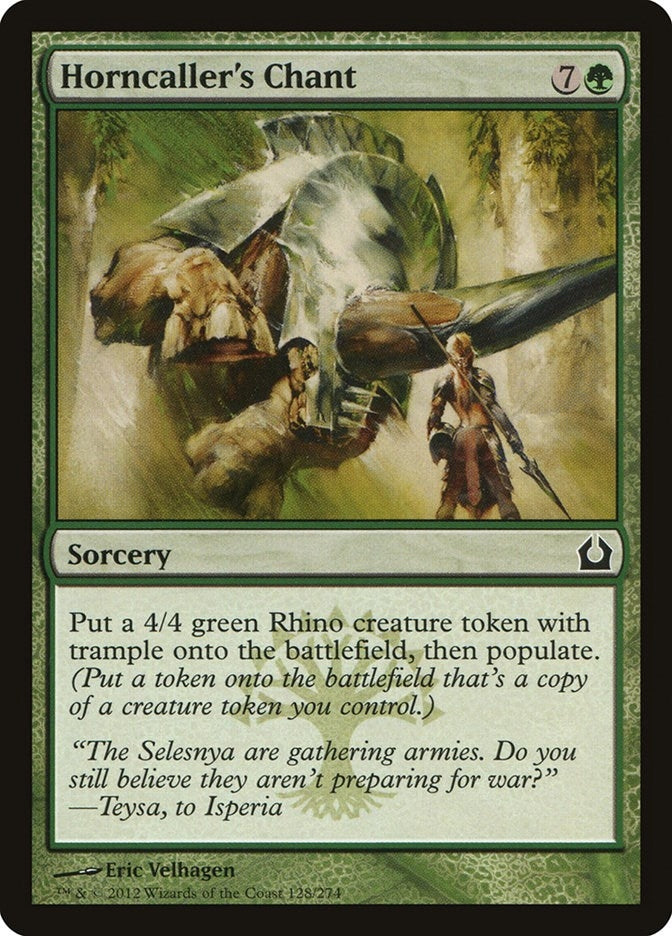 Image for Horncaller's Chant (128) (Return to Ravnica) - Magic: The Gathering