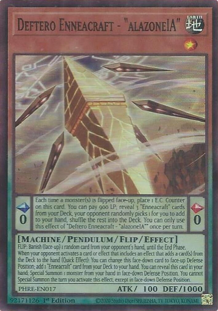 Image for Deftero Enneacraft - "alazoneIA" (Super Rare) (PHRE-EN017) (Phantom Revenge) - YuGiOh