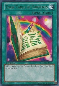Image for Toon Table of Contents (LCYW-EN116) (LC03) - YuGiOh