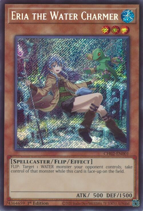 Eria the Water Charmer (CH02-EN001) (THE CHRONICLES DECK: Spirit Charmers (All-Foil Edition))