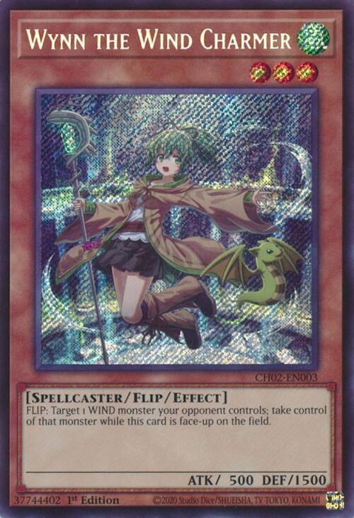 Wynn the Wind Charmer (CH02-EN003) (THE CHRONICLES DECK: Spirit Charmers (All-Foil Edition))
