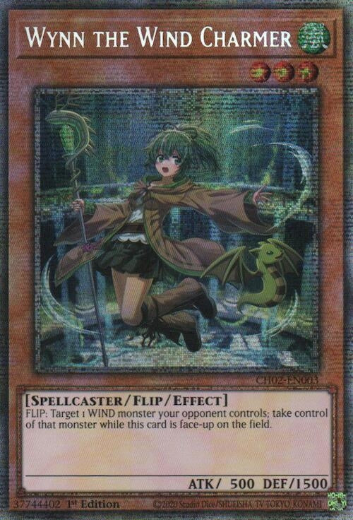 Wynn the Wind Charmer (Starlight Rare) (CH02-EN003) (THE CHRONICLES DECK: Spirit Charmers (All-Foil Edition))