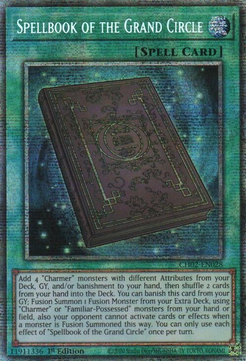 Spellbook of the Grand Circle (Starlight Rare) (CH02-EN028) (THE CHRONICLES DECK: Spirit Charmers (All-Foil Edition))