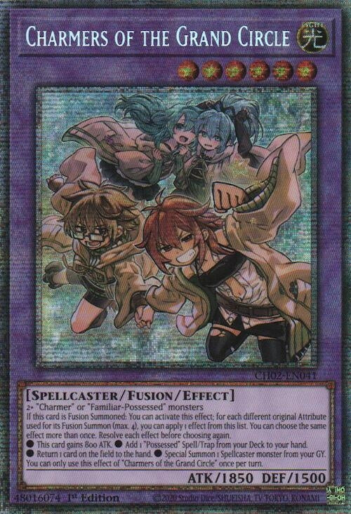 Charmers of the Grand Circle (Starlight Rare) (CH02-EN041) (THE CHRONICLES DECK: Spirit Charmers (All-Foil Edition))