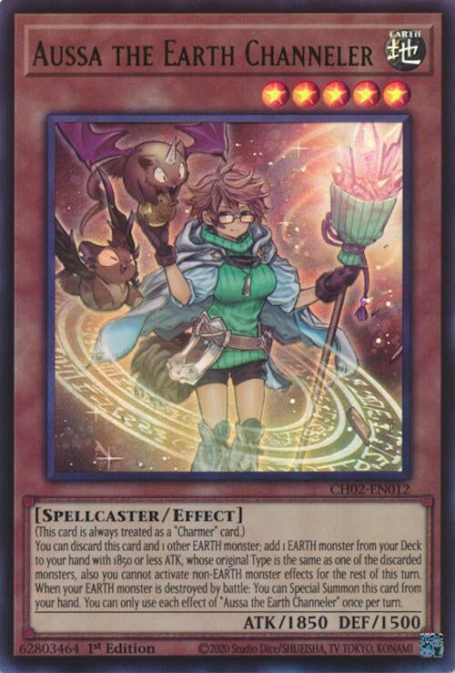 Aussa the Earth Channeler (CH02-EN012) (THE CHRONICLES DECK: Spirit Charmers (All-Foil Edition))