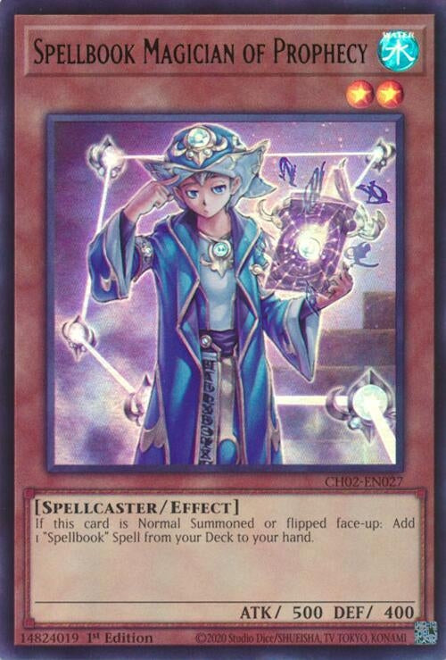 Spellbook Magician of Prophecy (CH02-EN027) (THE CHRONICLES DECK: Spirit Charmers (All-Foil Edition))