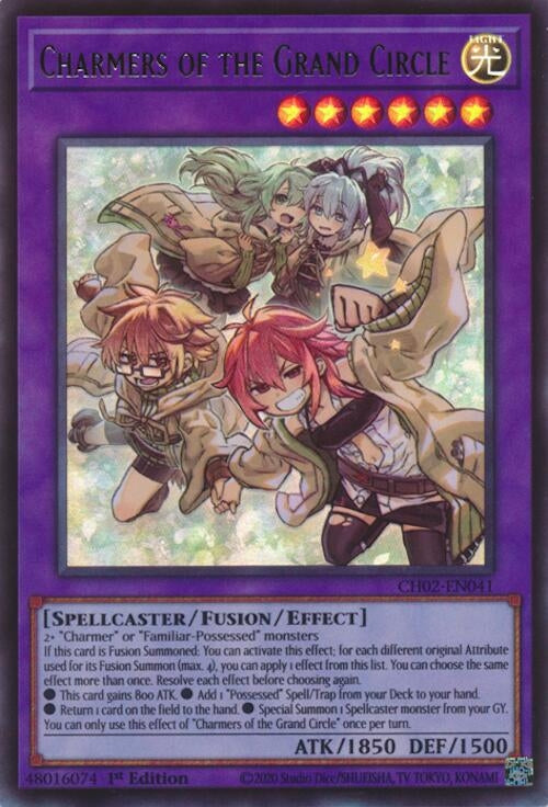 Charmers of the Grand Circle (Ultra Rare) (CH02-EN041) (THE CHRONICLES DECK: Spirit Charmers (All-Foil Edition))