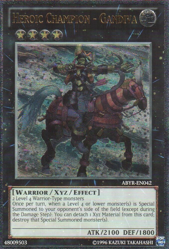 Image for Heroic Champion - Gandiva (UTR) (ABYR-EN042) (ABYR) - YuGiOh