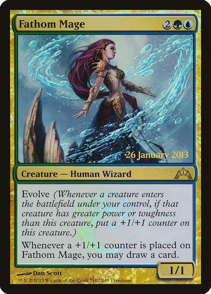 Image for Fathom Mage (162) (Prerelease Cards) - Magic: The Gathering
