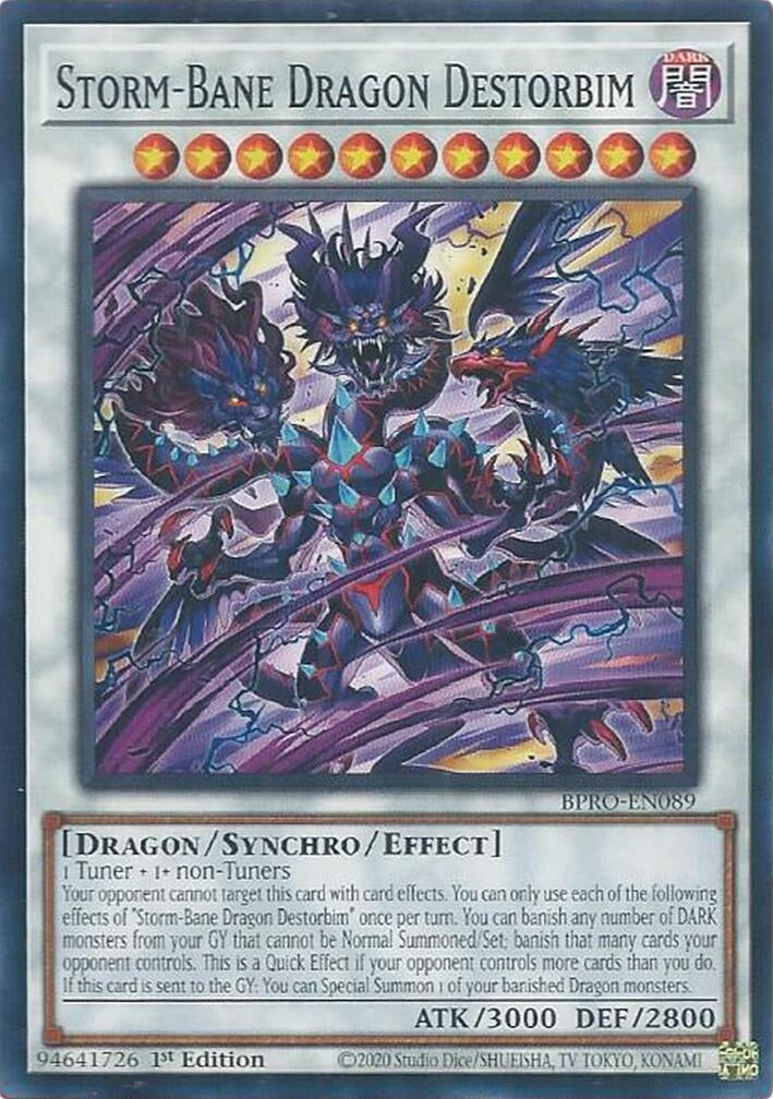 Storm-Bane Dragon Destorbim (BPRO-EN089) (Burst Protocol)