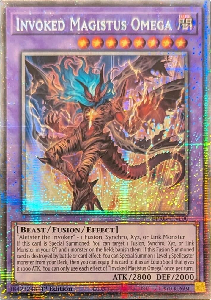 Invoked Magistus Omega (Starlight Rare) (BPRO-EN100) (Burst Protocol)