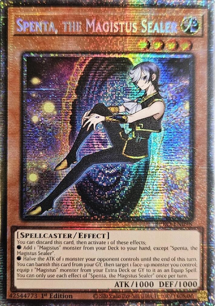 Spenta, the Magistus Sealer (Starlight Rare) (BPRO-EN098) (Burst Protocol)
