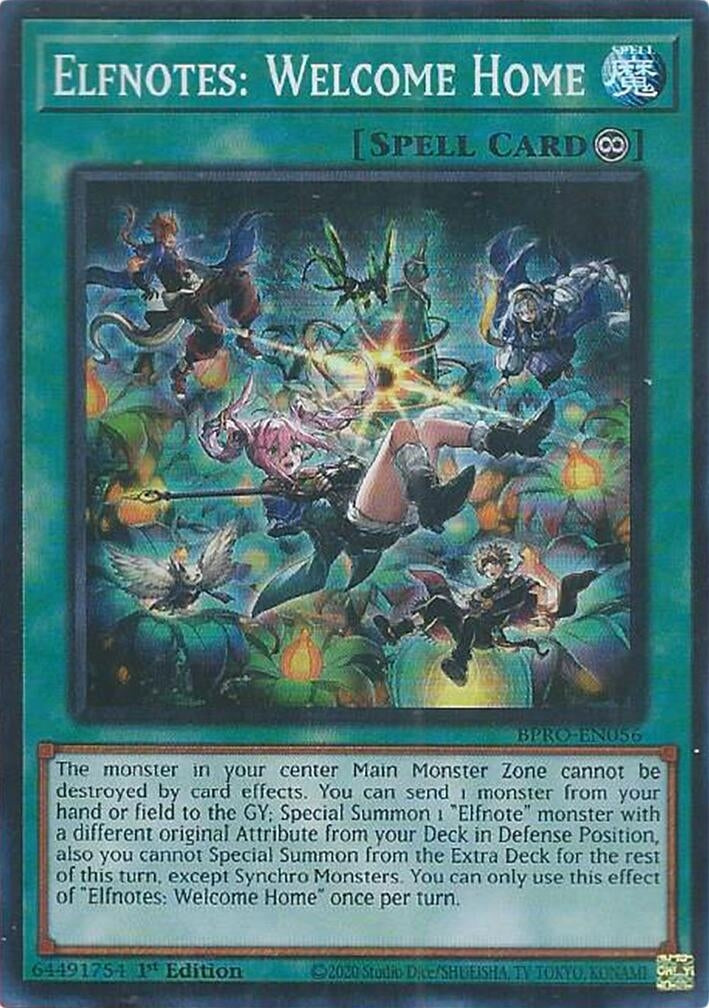 Elfnotes: Welcome Home (BPRO-EN056) (Burst Protocol)