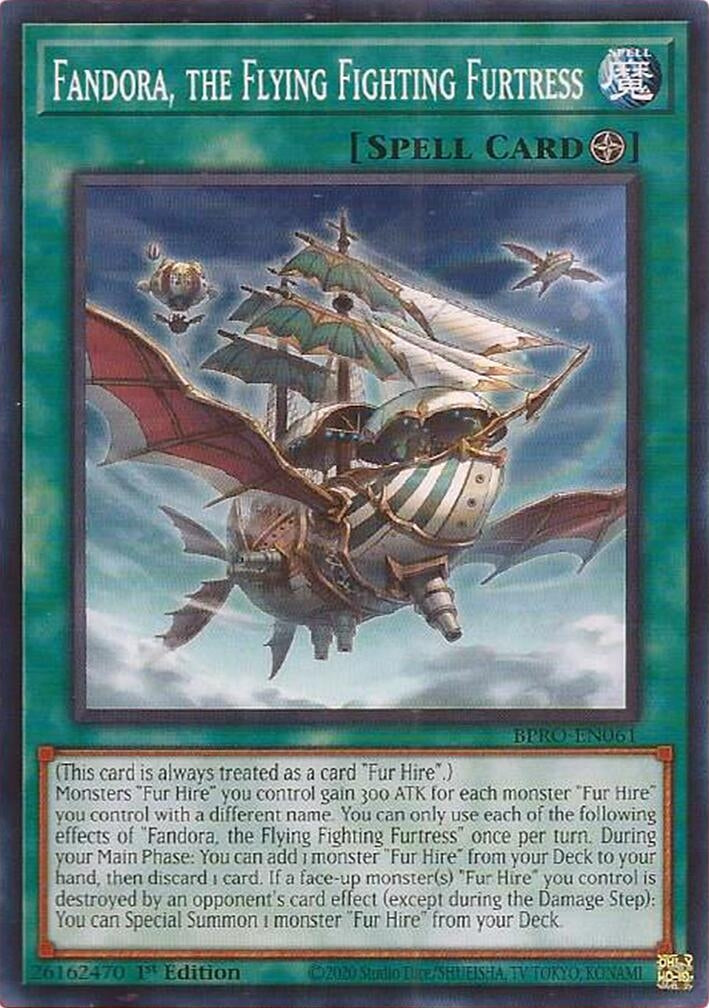 Fandora, the Flying Fighting Furtress (BPRO-EN061) (Burst Protocol)
