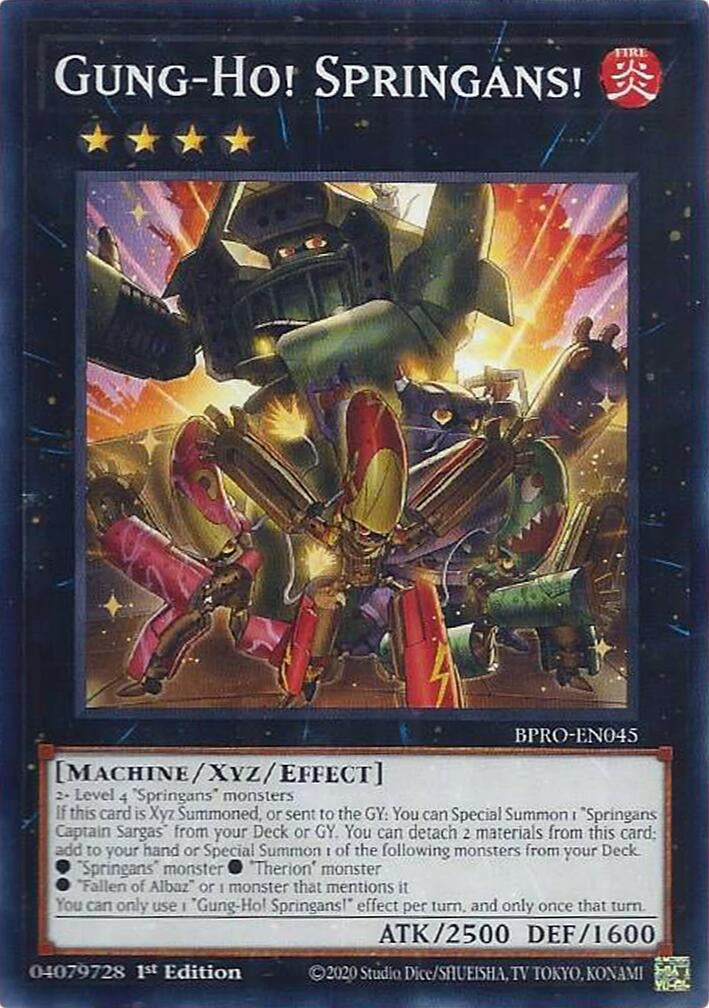 Gung-Ho! Springans! (BPRO-EN045) (Burst Protocol)
