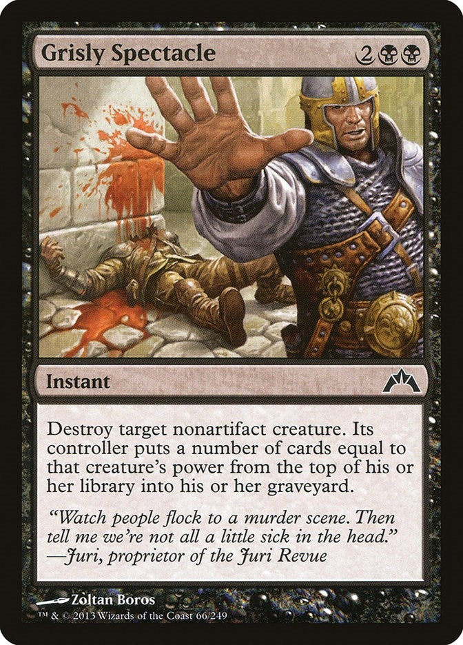Image for Grisly Spectacle (66) (Gatecrash) - Magic: The Gathering