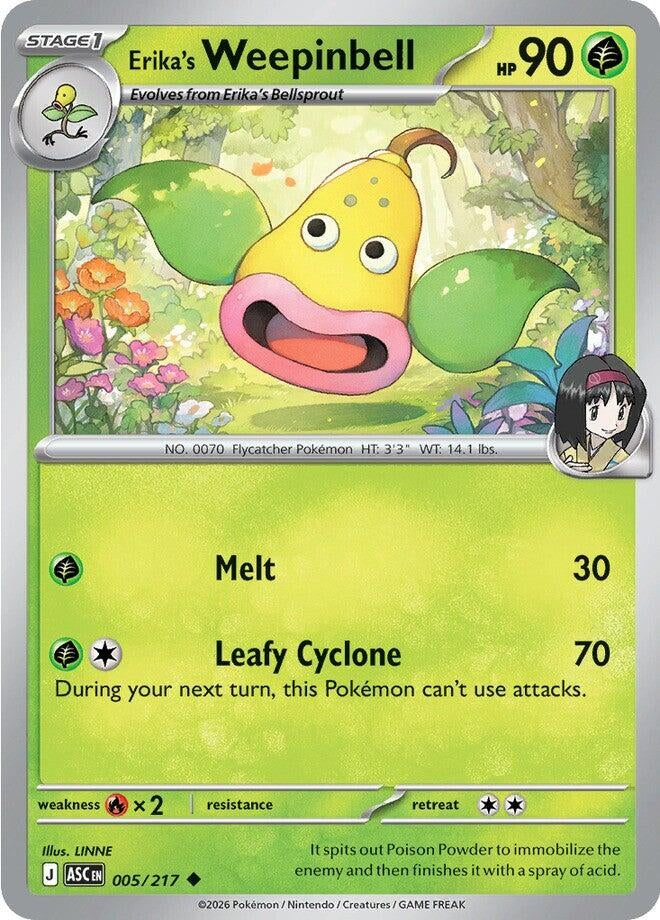 Erika's Weepinbell (005/217) (ME: Ascended Heroes)