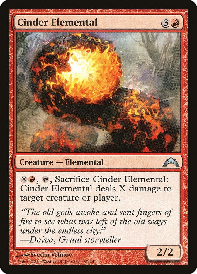 Image for Cinder Elemental (87) (Gatecrash) - Magic: The Gathering