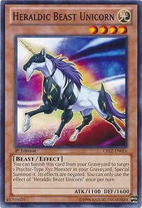 Image for Heraldic Beast Unicorn (CBLZ-EN016) (CBLZ) - YuGiOh