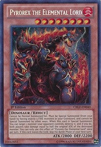 Image for Pyrorex the Elemental Lord (CBLZ-EN040) (CBLZ) - YuGiOh