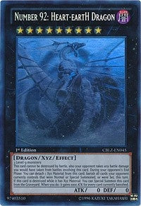 Number 92: Heart-eartH Dragon (Ghost Rare) (CBLZ-EN045) (CBLZ)