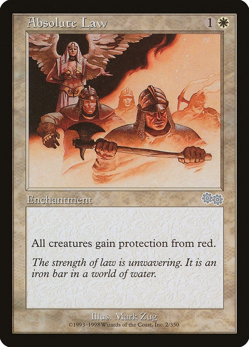 Image for Absolute Law (2) (Urza's Saga) - Magic: The Gathering