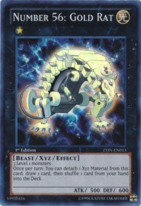 Image for Number 56: Gold Rat (ZTIN-EN013) (ZTIN) - YuGiOh