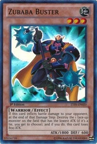 Image for Zubaba Buster (ZTIN-EN020) (ZTIN) - YuGiOh