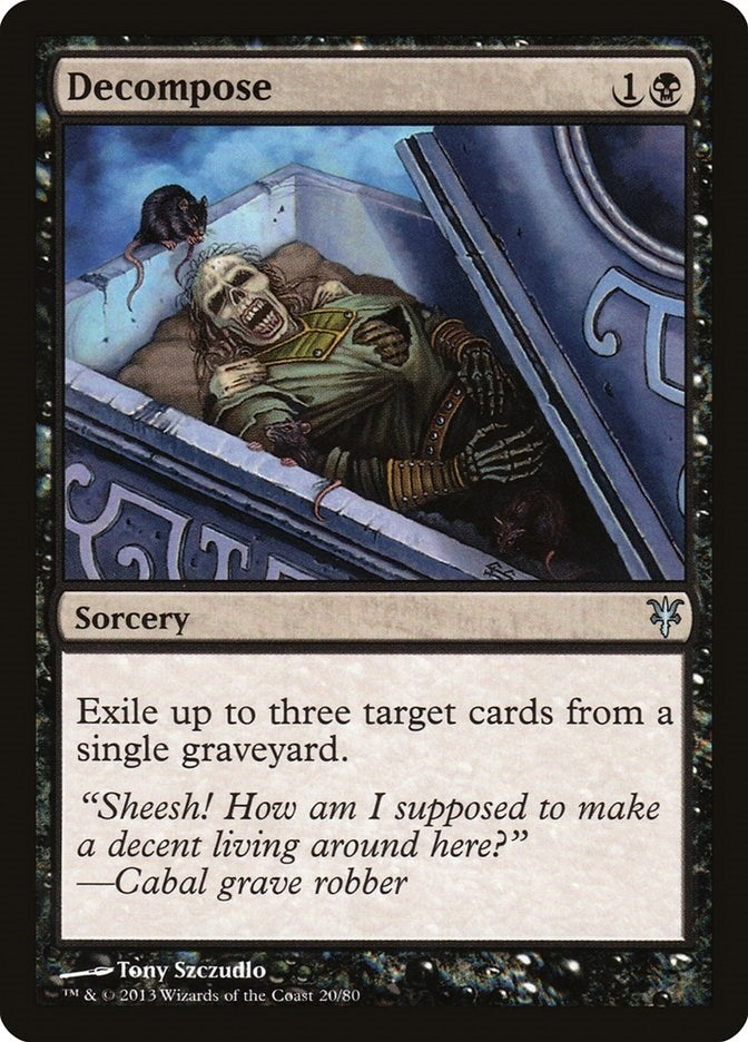 Image for Decompose (20) (Sorin vs. Tibalt) - Magic: The Gathering