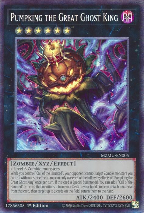 Image for Pumpking the Great Ghost King (Collector's Rare) (MZMU-EN005) (Maze of Muertos) - YuGiOh