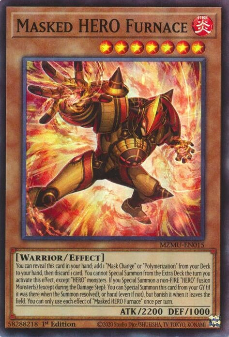 Image for Masked HERO Furnace (MZMU-EN015) (Maze of Muertos) - YuGiOh