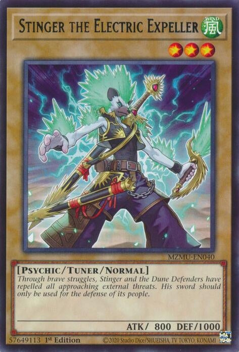 Image for Stinger the Electric Expeller (MZMU-EN040) (Maze of Muertos) - YuGiOh