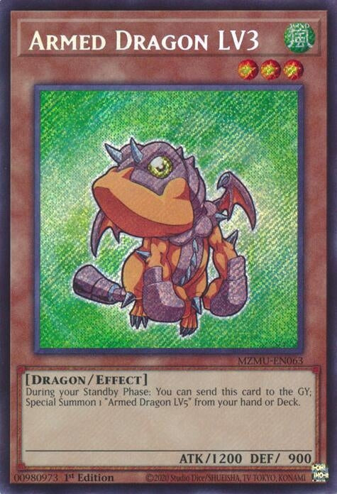 Armed Dragon LV3 (MZMU-EN063) (Maze of Muertos)