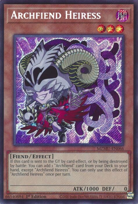 Image for Archfiend Heiress (MZMU-EN066) (Maze of Muertos) - YuGiOh