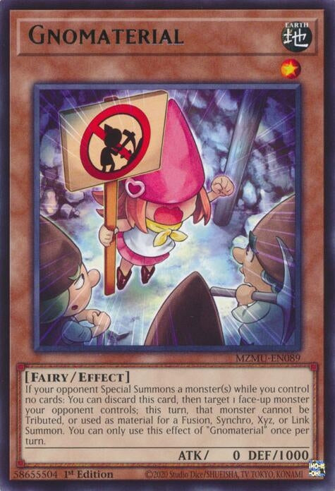 Image for Gnomaterial (MZMU-EN089) (Maze of Muertos) - YuGiOh
