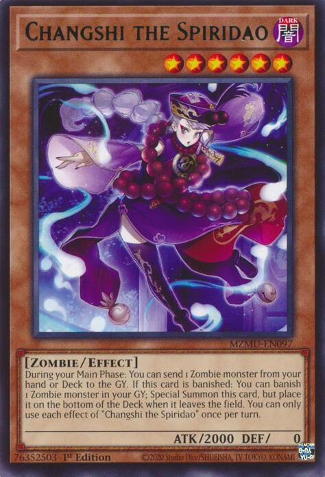 Changshi the Spiridao (MZMU-EN097) (Maze of Muertos)