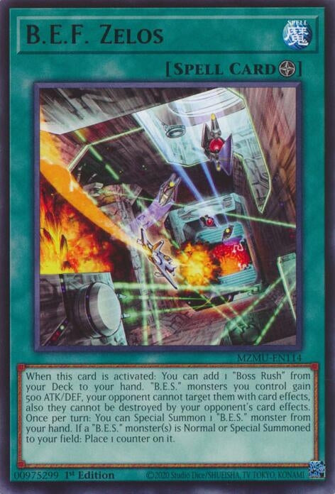 Image for B.E.F. Zelos (MZMU-EN114) (Maze of Muertos) - YuGiOh