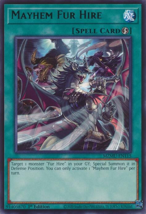 Mayhem Fur Hire (MZMU-EN115) (Maze of Muertos)
