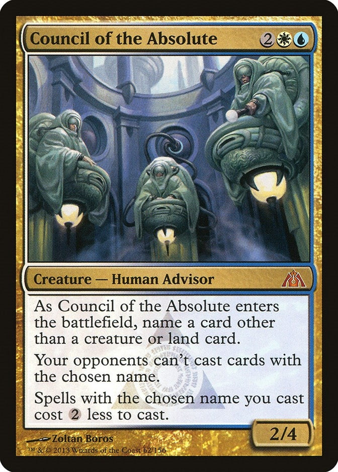 Image for Council of the Absolute (62) (Dragon's Maze) - Magic: The Gathering