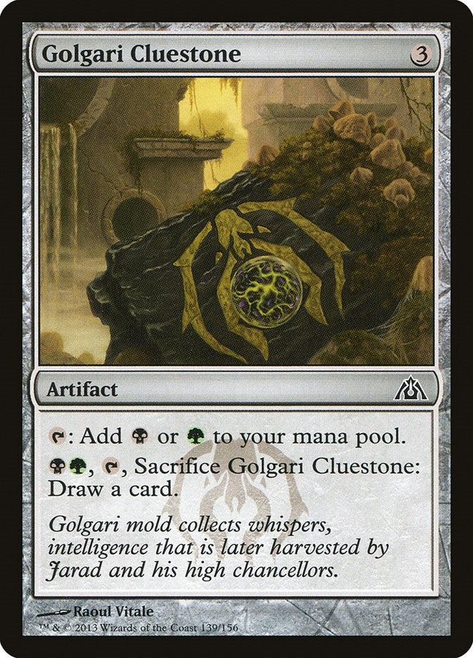 Image for Golgari Cluestone (139) (Dragon's Maze) - Magic: The Gathering