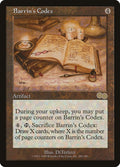 Image for Barrin's Codex (286) (Urza's Saga) - Magic: The Gathering
