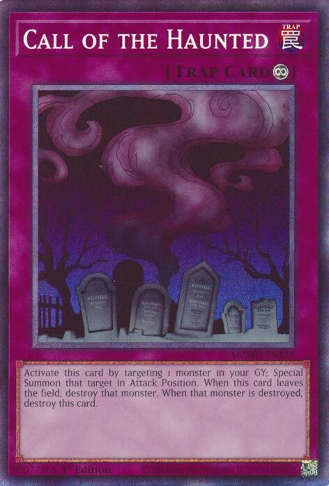 Image for Call of the Haunted (Collector's Rare) (MZMU-EN118) (Maze of Muertos) - YuGiOh