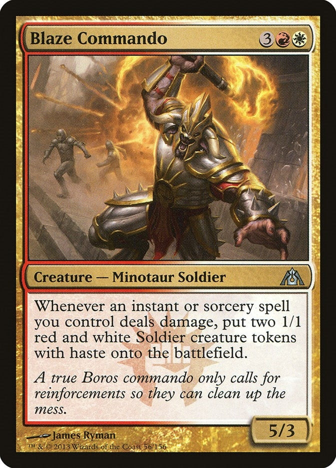 Image for Blaze Commando (56) (Dragon's Maze) - Magic: The Gathering