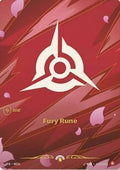 Fury Rune (R01b) (R01b) (Riftbound Organized Play Promotional Cards)