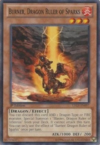Image for Burner, Dragon Ruler of Sparks (LTGY-EN097) (LTGY) - YuGiOh