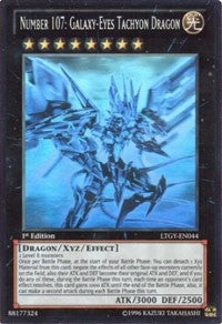Number 107: Galaxy-Eyes Tachyon Dragon (Ghost Rare) (LTGY-EN044) (LTGY)