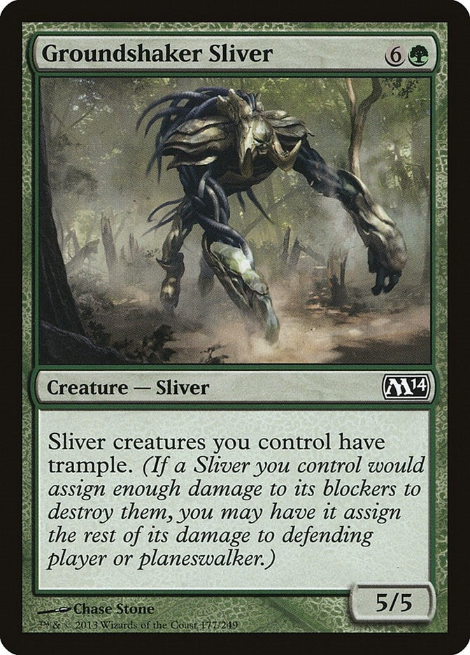 Image for Groundshaker Sliver (177) (Magic 2014 (M14)) - Magic: The Gathering