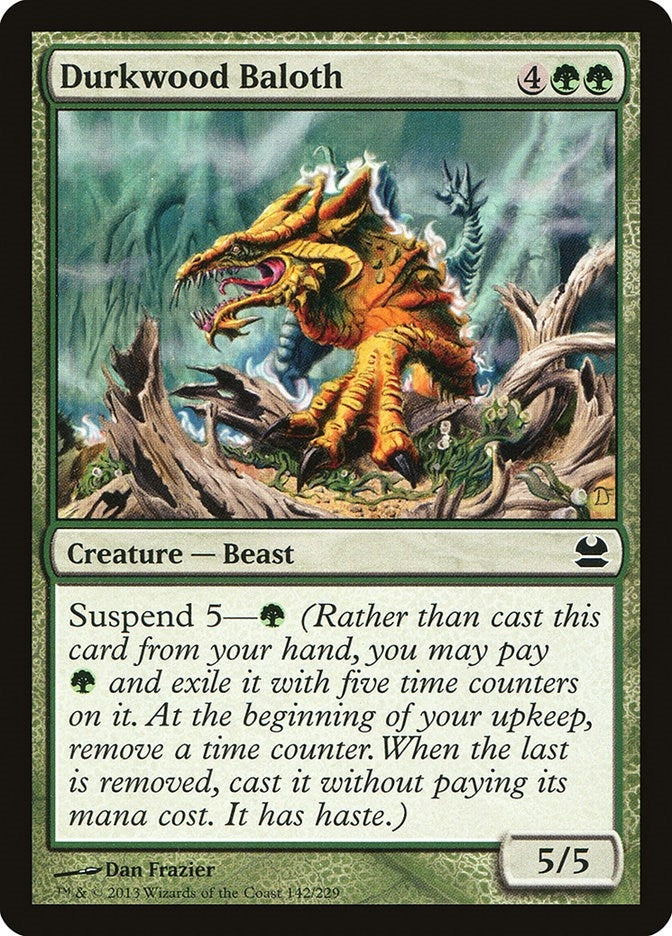 Image for Durkwood Baloth (142) (Modern Masters) - Magic: The Gathering